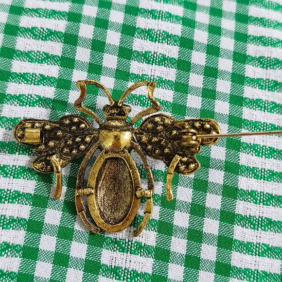 Gucci Retro Metal Style Bee Brooch - Picture 3 of 8